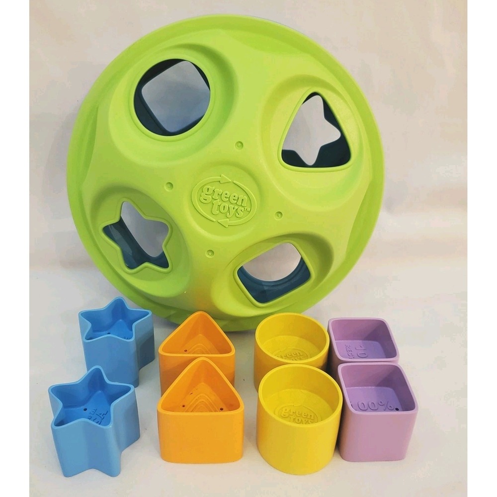 Green Toys: My First Shape Sorter 10 pc Motor Skills Categorization Kids Toy